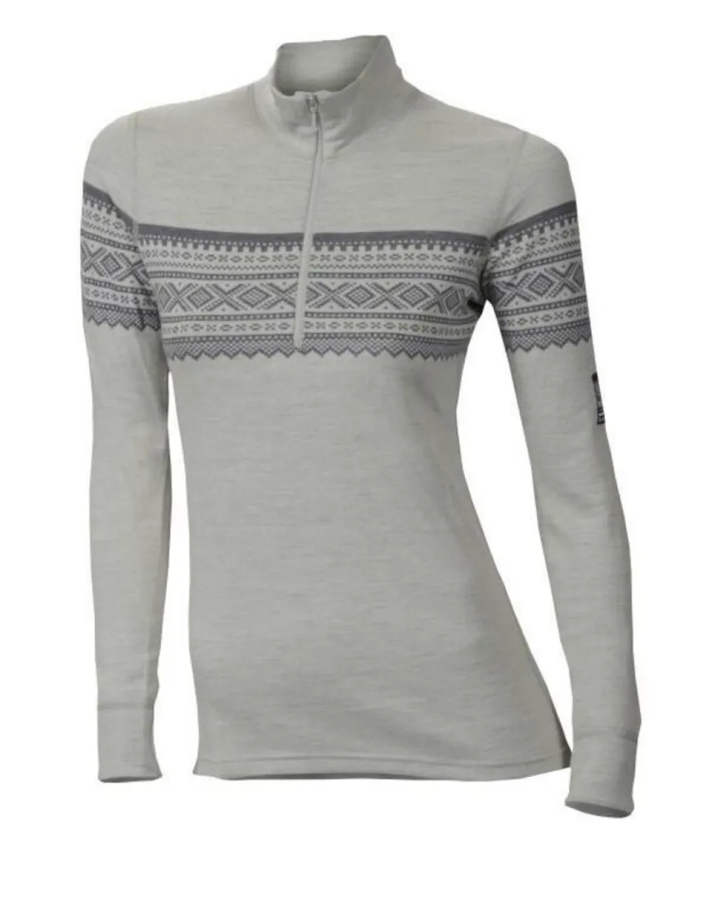 DAMES Aclima Designwool marius mock neck w/zip women