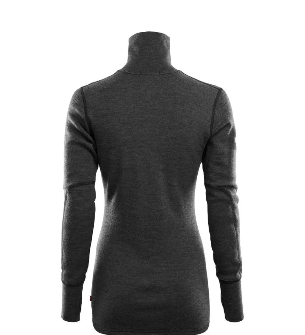 DAMES Aclima Doublewool polo w.zip women