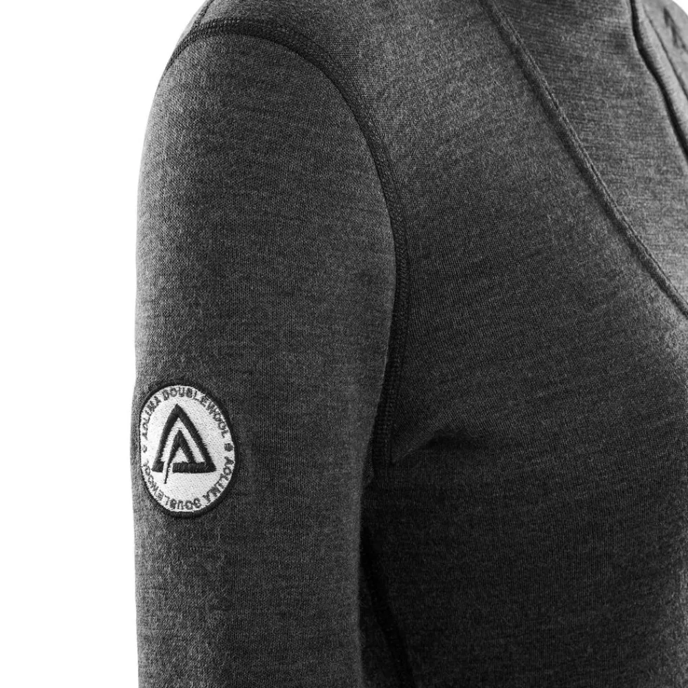 DAMES Aclima Doublewool polo w.zip women