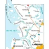 ADFC Radtourkarte Fietskaart Nordfriesland Schleswig 1