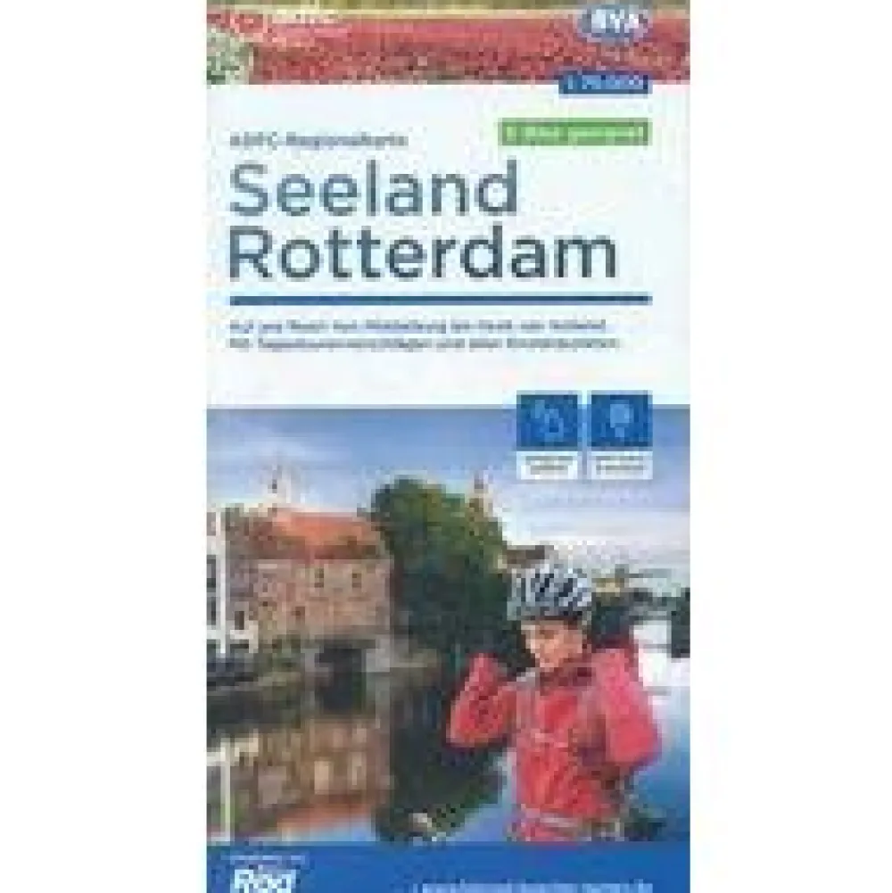 ADFC Radtourkarte Fietskaart Zeeland Rotterdam