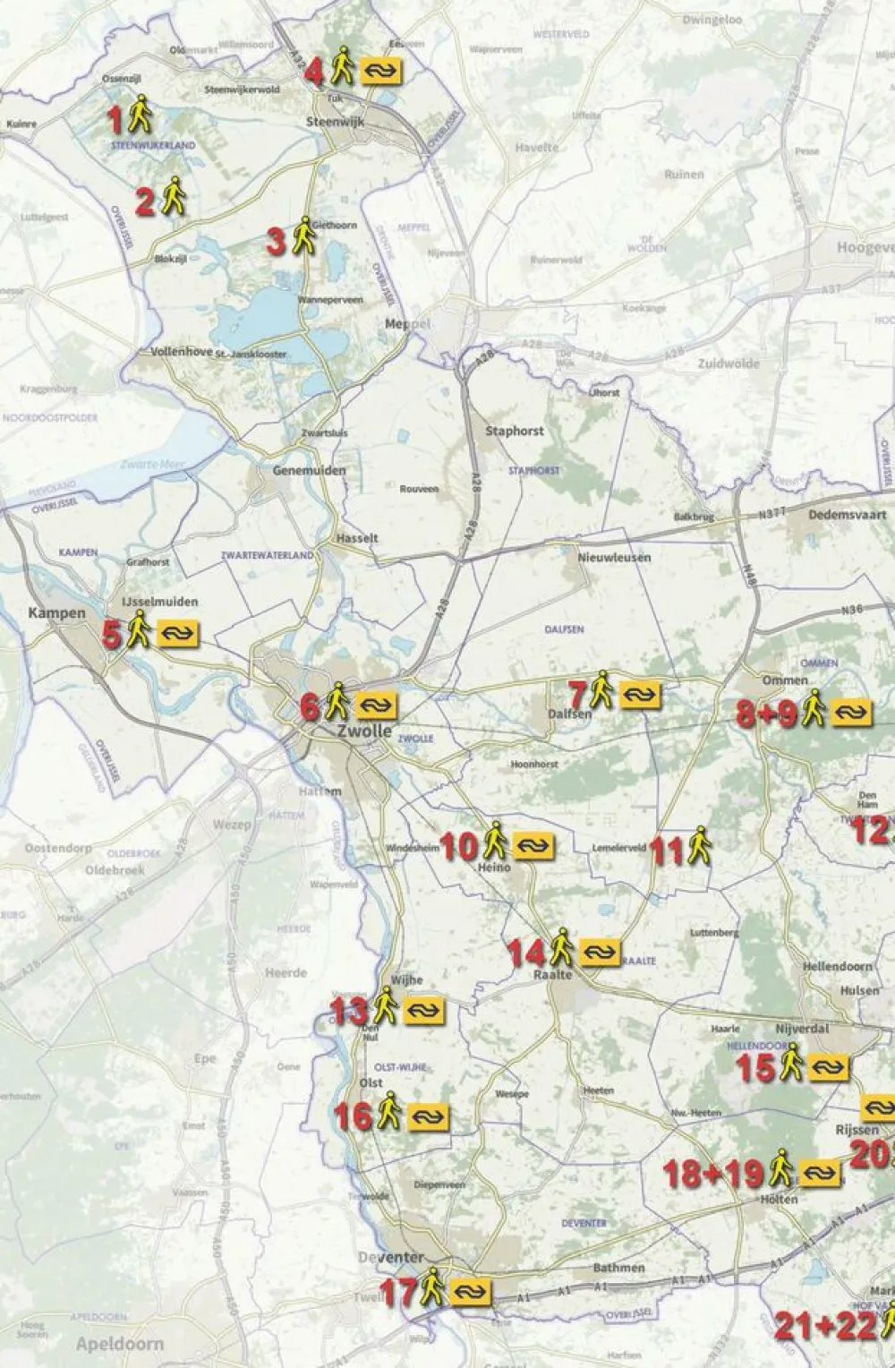 Anoda Publishing Provinciewandelgids 10 Overijssel West