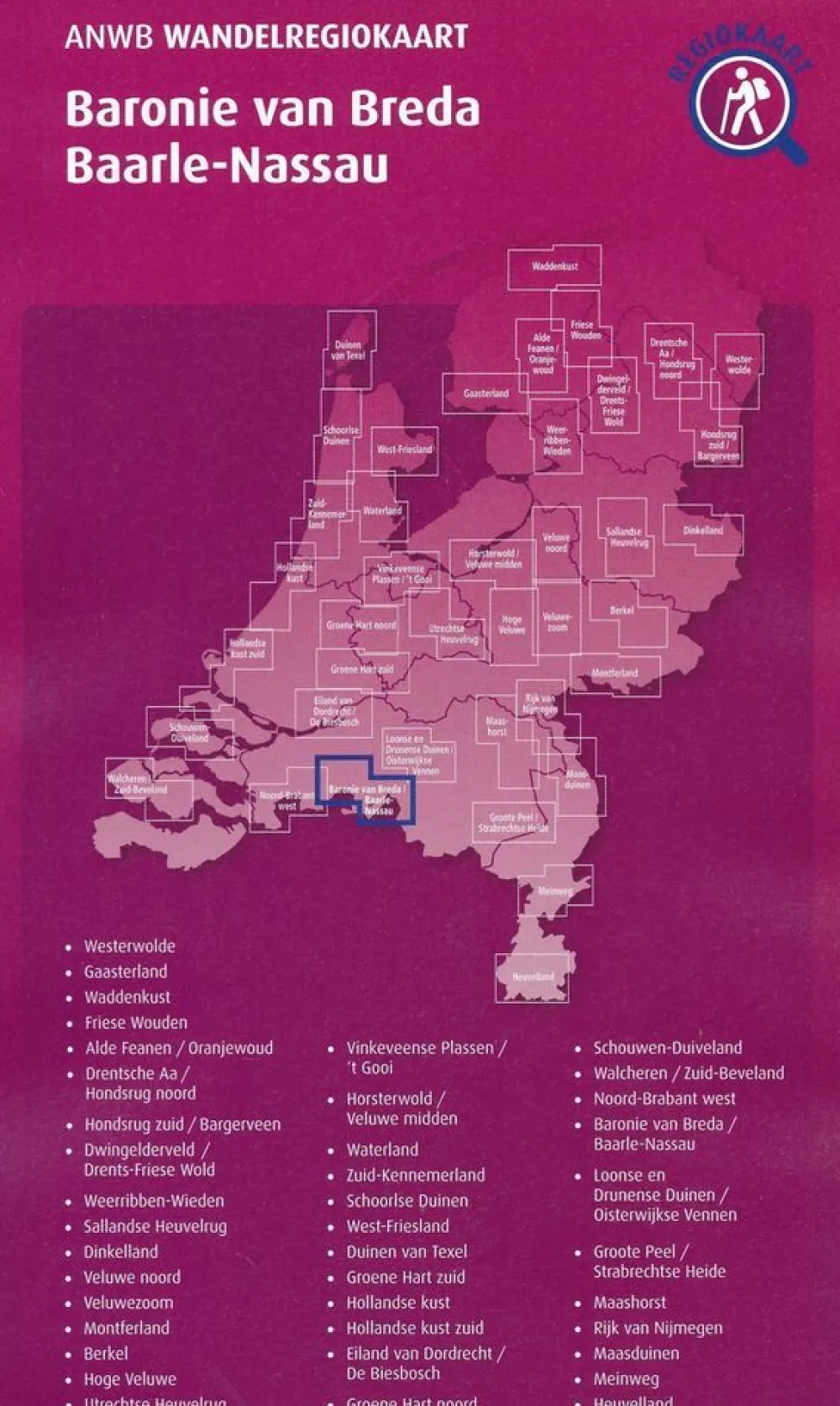 ANWB Wandelregiokaart Dwingelderveld - Drents-Friese Wold