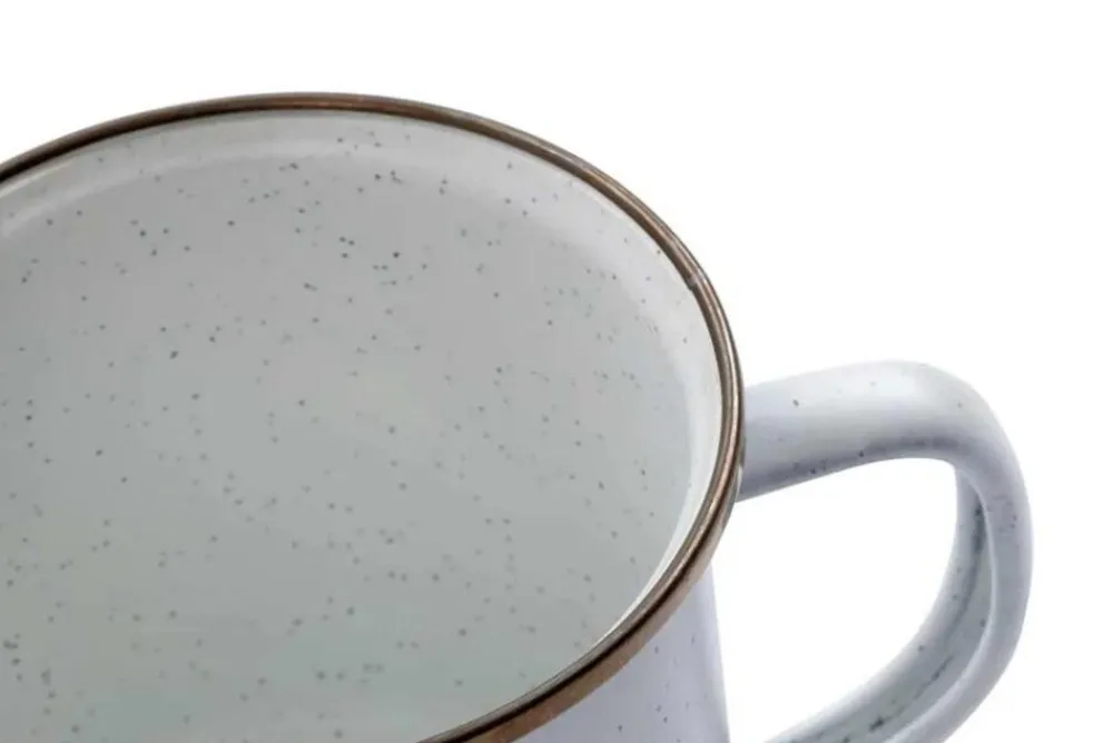 Barebones Enamel cup stone gray