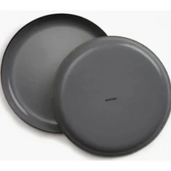 Barebones Enamel small plate stone gray