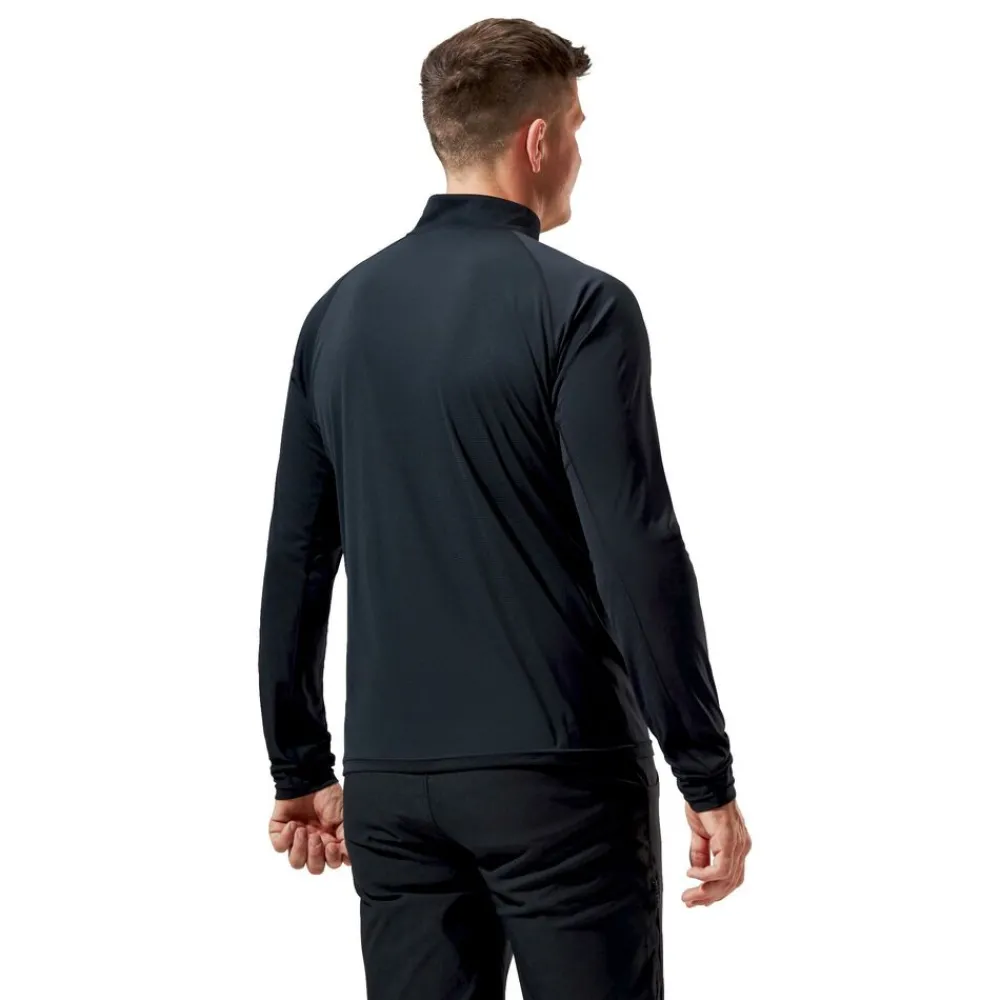 Heren Berghaus M Trailblazer LS half-zip tech tee