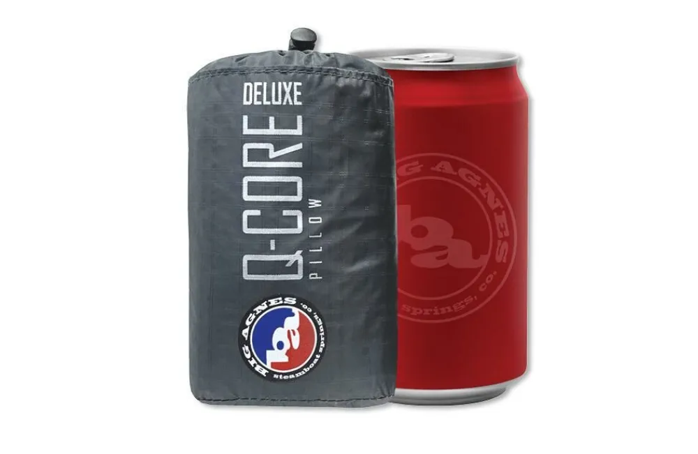 Big Agnes Q-core deluxe pillow blue