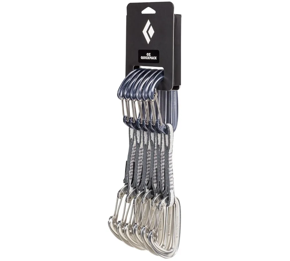 Black Diamond OZ Quickdraw 12cm 6-pack klimsetje