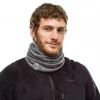 DAMES Buff Heavyweight merino wool fog grey multi strip