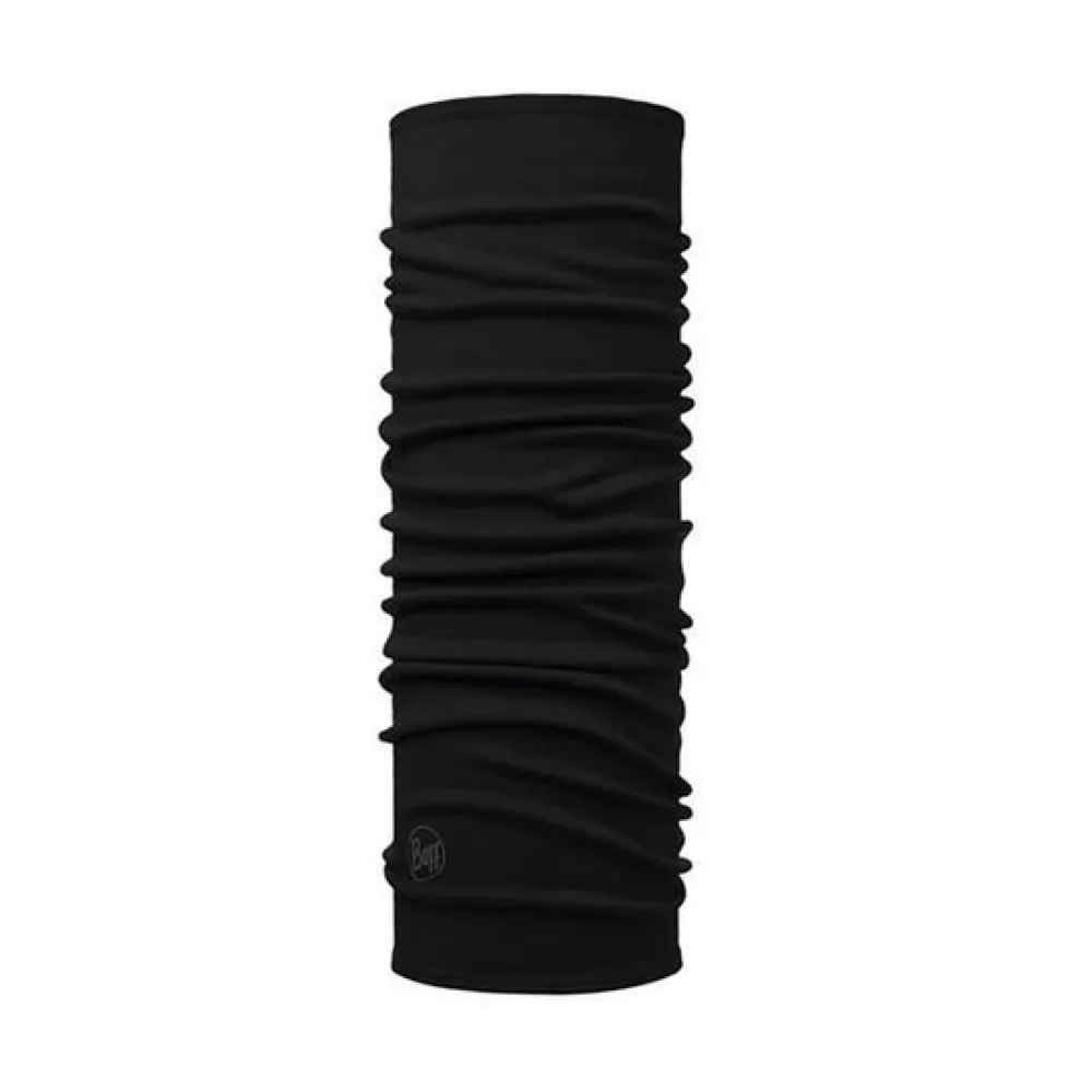 DAMES Buff midweight merino wool solid black