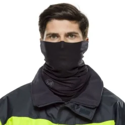 DAMES Buff Polar Solid Black - Nekwarmer