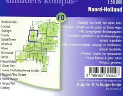 Buijten En Schipperheijn Sterkste Fietskaart van de Regio 10 Noord-Holland