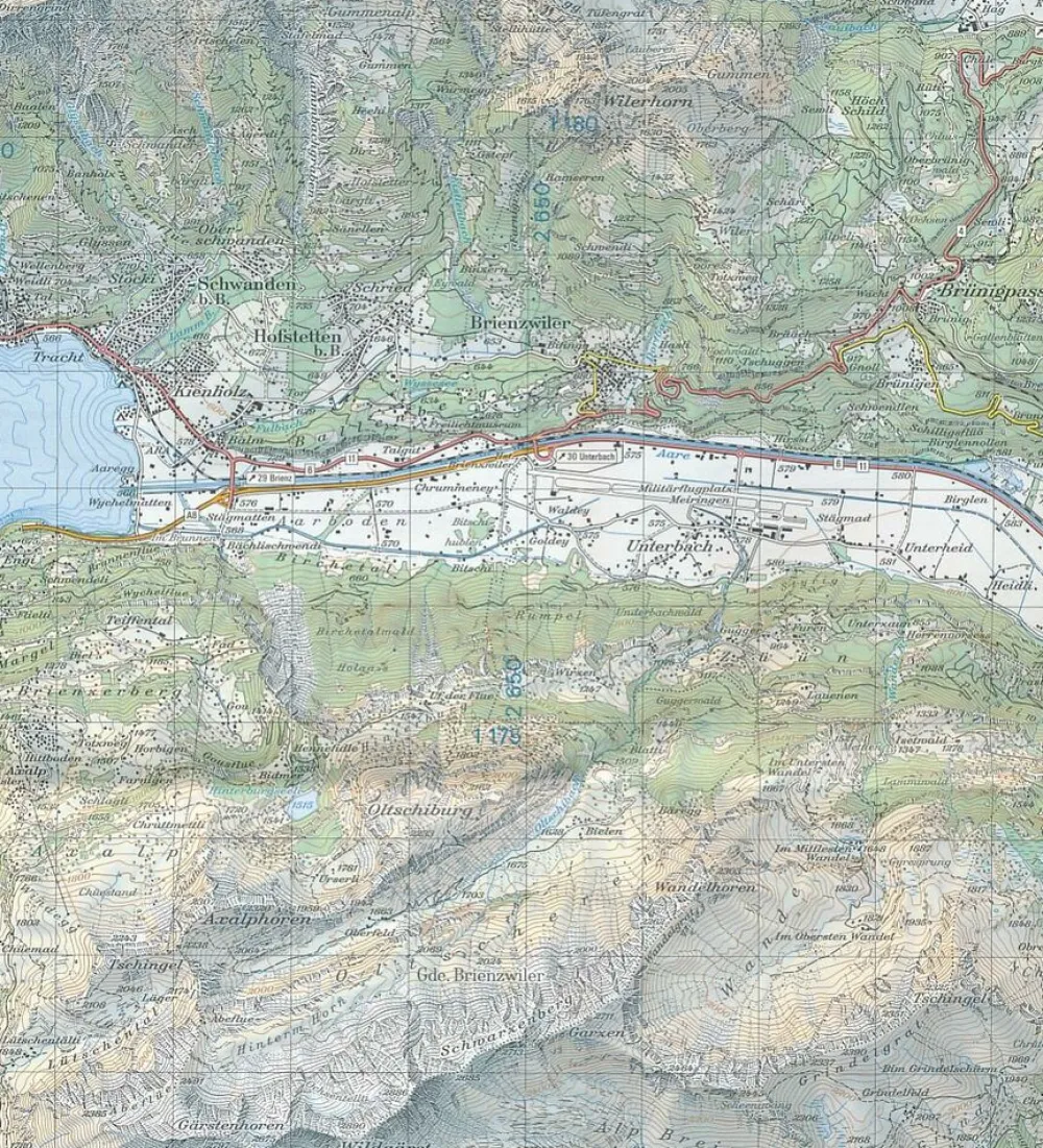 Bundesamt - Swisstopo Topografische kaart 292 Courmayeur