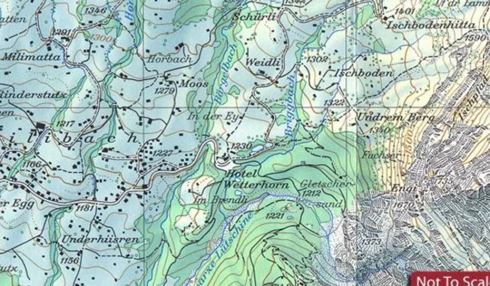 Bundesamt - Swisstopo Topografische kaart 1309 Simplon