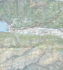 Bundesamt - Swisstopo Topografische kaart 247 Sardona