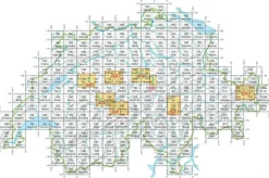 Bundesamt - Swisstopo Topografische kaart 1345 Orsières