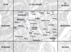Bundesamt - Swisstopo Topografische kaart 285 Domodossola