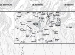 Bundesamt - Swisstopo Topografische kaart 296 Chiasso