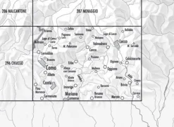 Bundesamt - Swisstopo Topografische kaart 297 Como