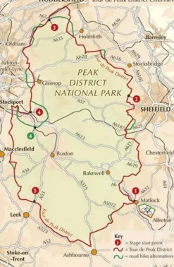 Cicerone Fietsgids Cycling in the Peak District