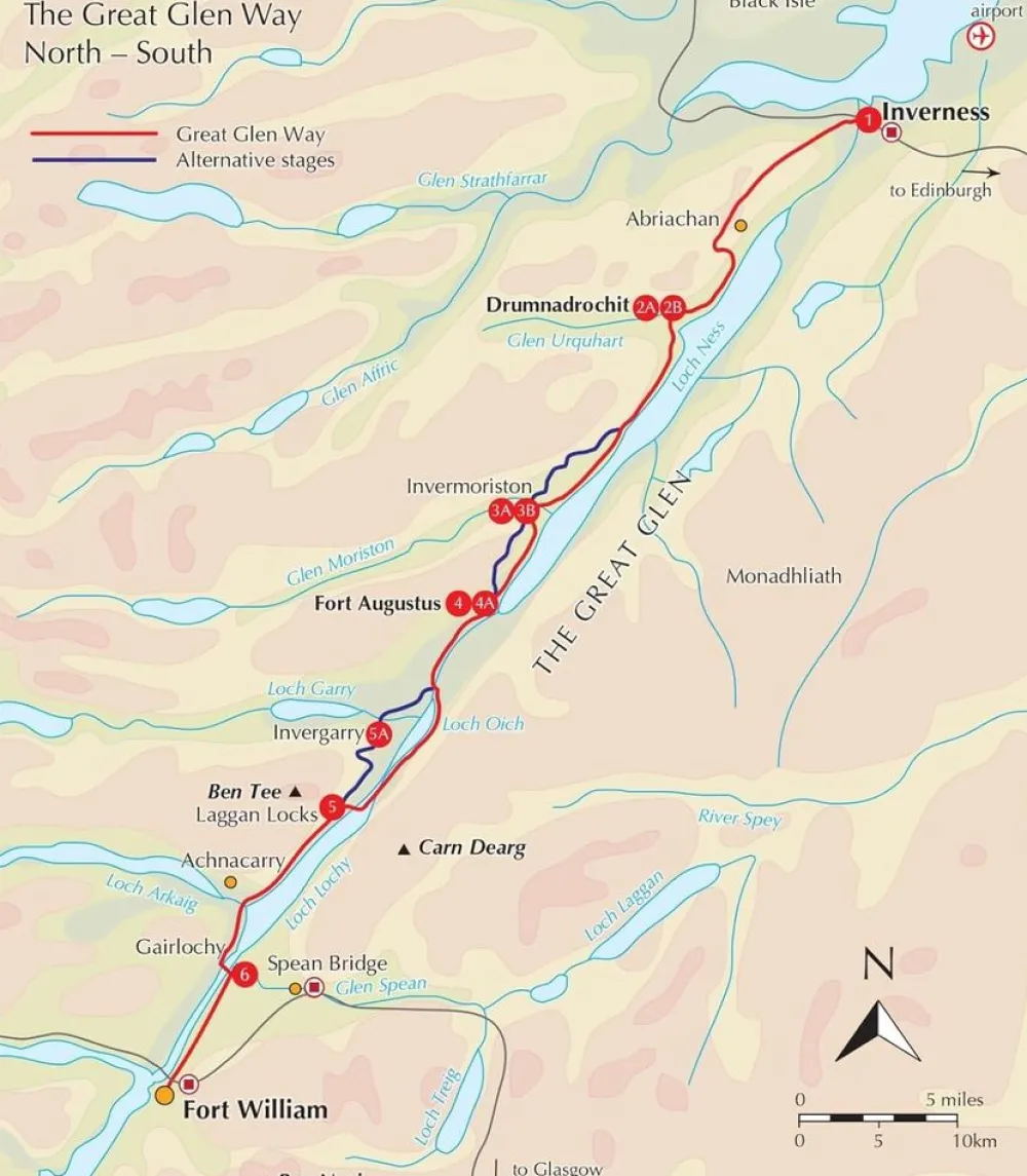 Cicerone Great Glen Way Map Booklet
