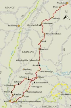 Cicerone Trekking the Westweg - Black Forest