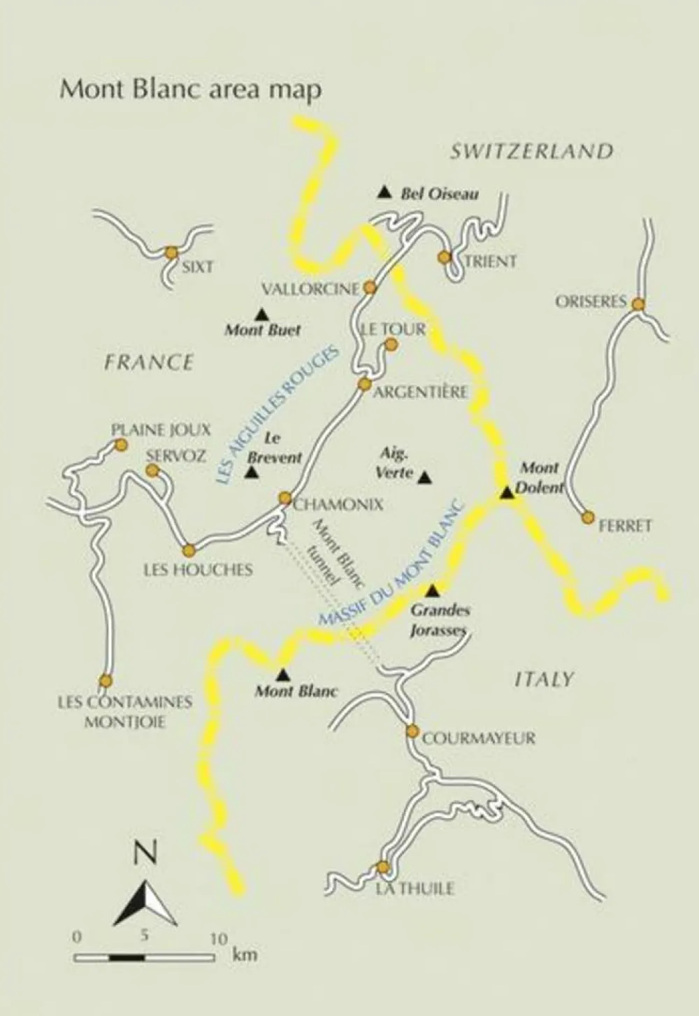 Cicerone Wandelgids Mont Blanc Walks - 50 day walks