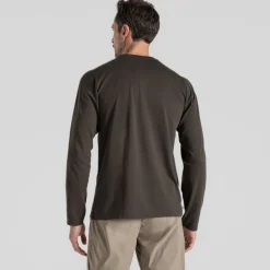 Heren Craghoppers Nosilife Abel Long Sleeved T-Shirt