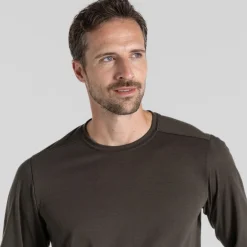 Heren Craghoppers Nosilife Abel Long Sleeved T-Shirt