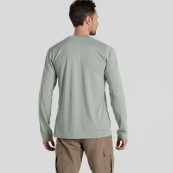 Heren Craghoppers Nosilife Abel Long Sleeved T-Shirt
