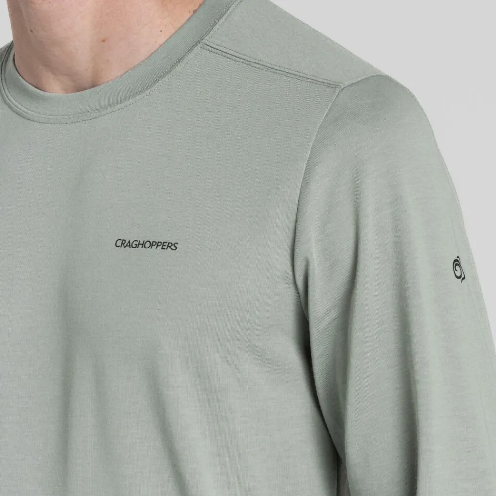 Heren Craghoppers Nosilife Abel Long Sleeved T-Shirt