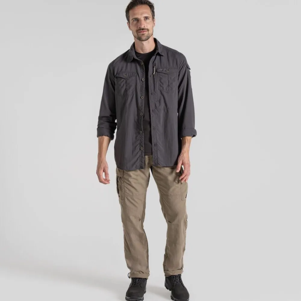 Heren Craghoppers Nosilife Adventure Long Sleeved Shirt III