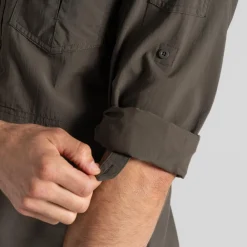 Heren Craghoppers Nosilife Adventure Long Sleeved Shirt III