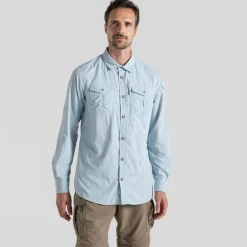 Heren Craghoppers Nosilife Adventure Long Sleeved Shirt III