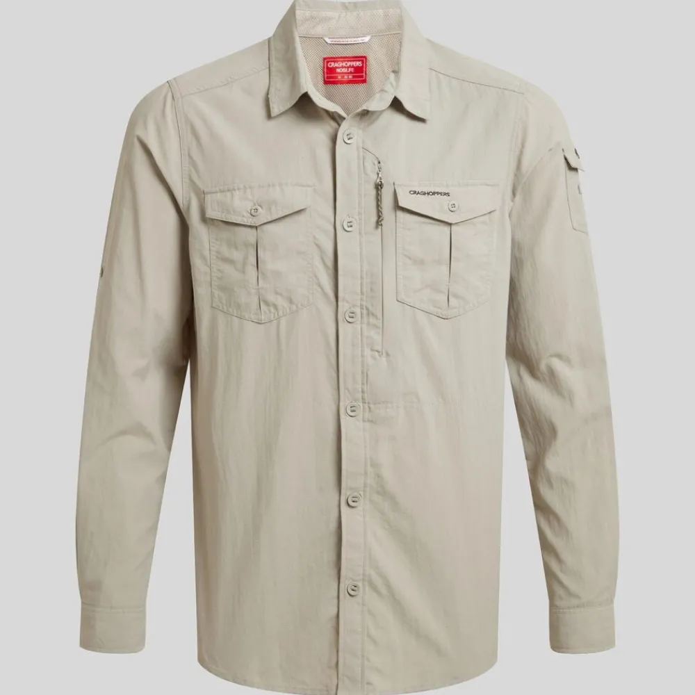 Heren Craghoppers Nosilife Adventure Long Sleeved Shirt III