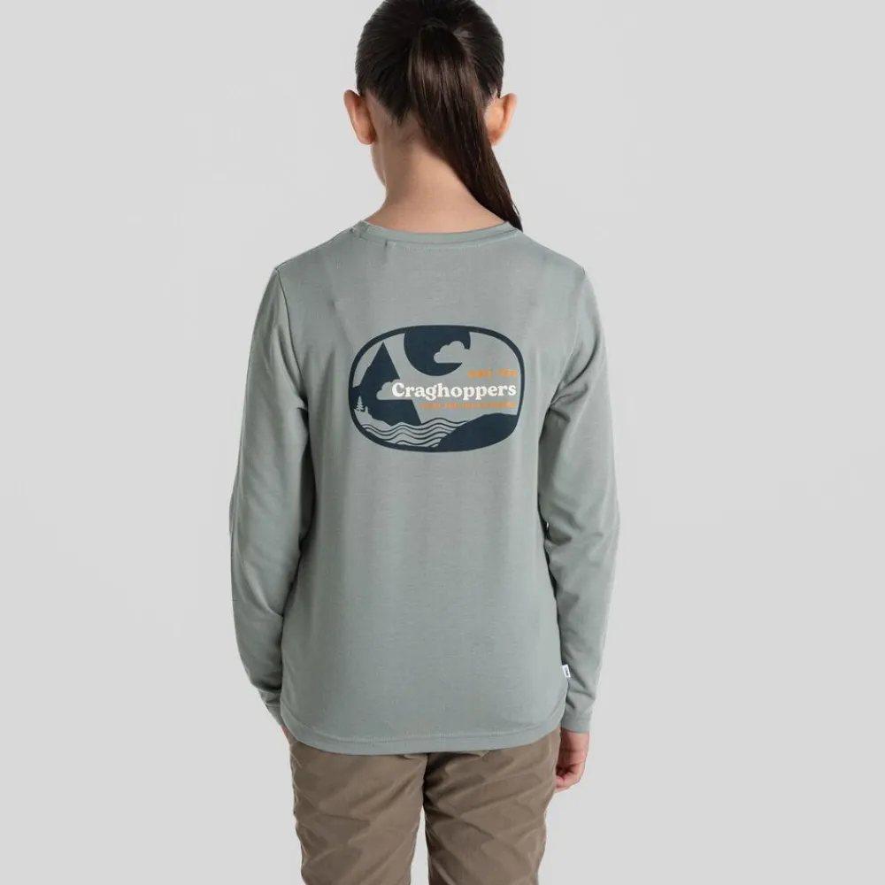 Kinderen Craghoppers Nosilife Cruz Long Sleeved t-shirt