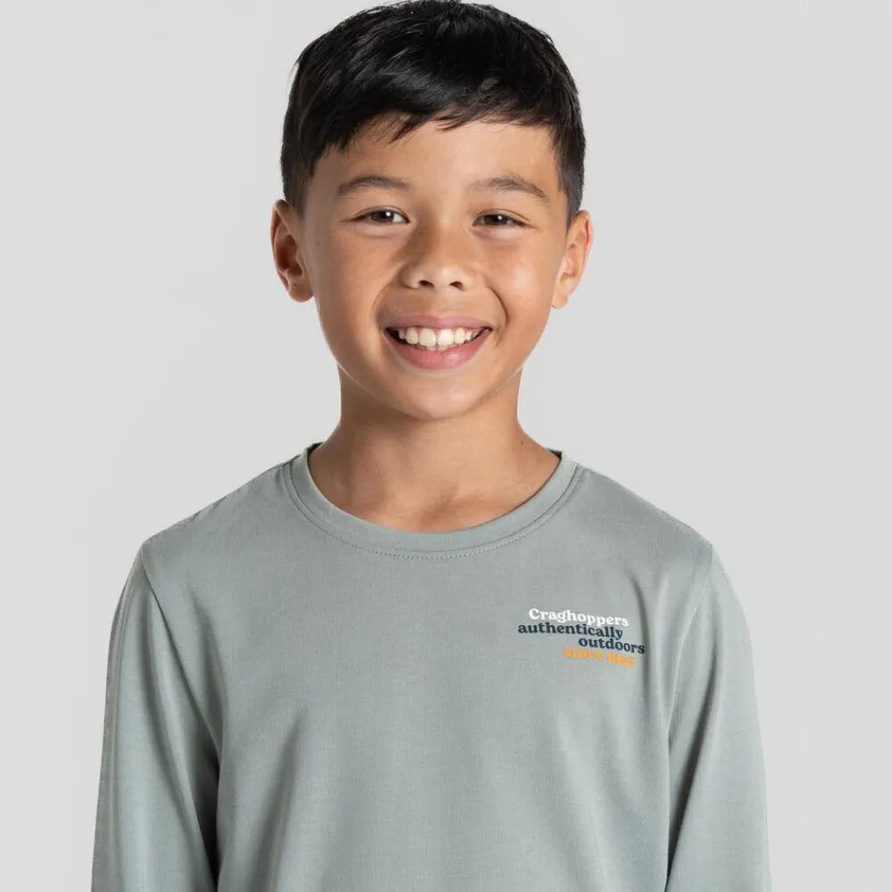 Kinderen Craghoppers Nosilife Cruz Long Sleeved t-shirt