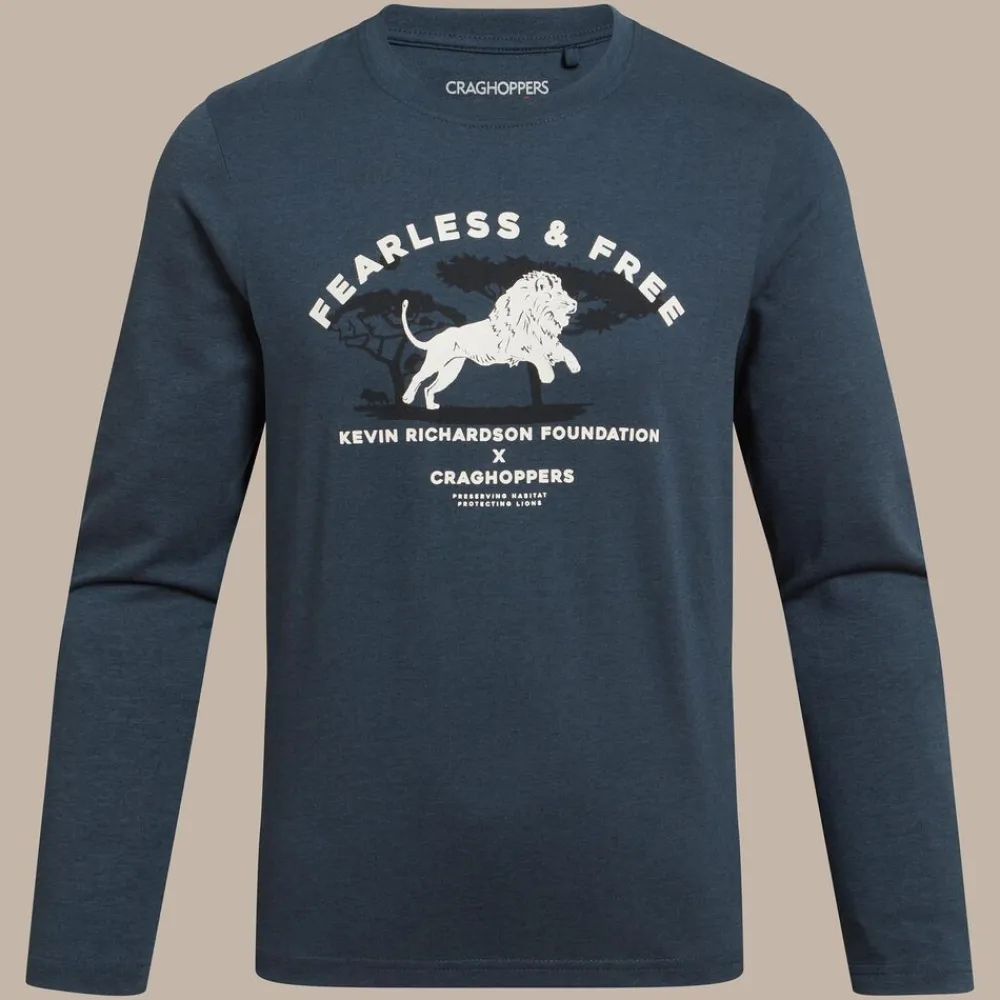 Kinderen Craghoppers Nosilife Cruz Long Sleeved t-shirt
