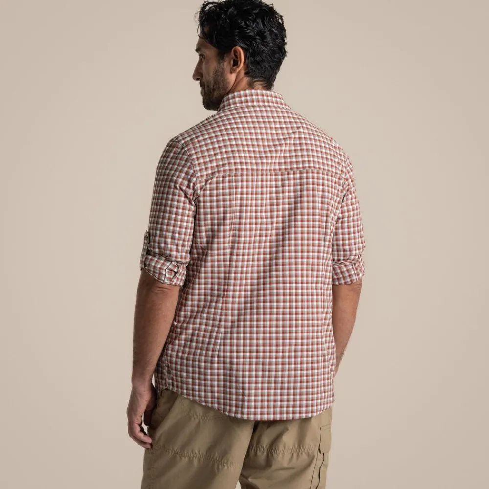 Heren Craghoppers Nosilife Nuoro Check LS shirt men