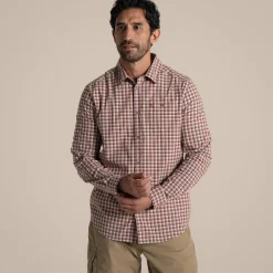 Heren Craghoppers Nosilife Nuoro Check LS shirt men
