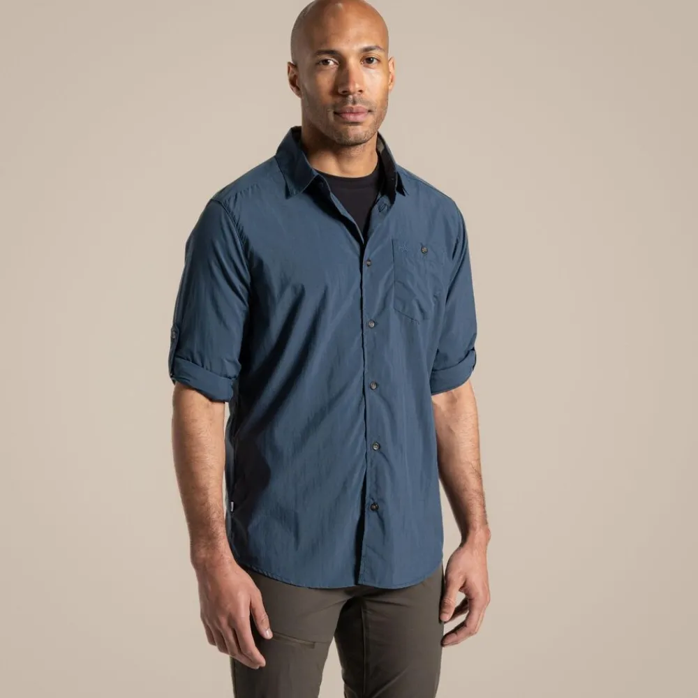 Heren Craghoppers Nosilife Nuoro Long Sleeved Shirt II