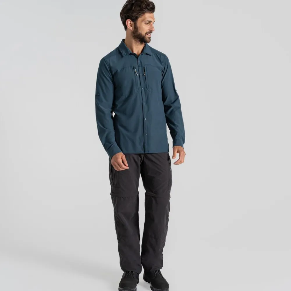 Heren Craghoppers Nosilife Pro Long Sleeved Shirt III