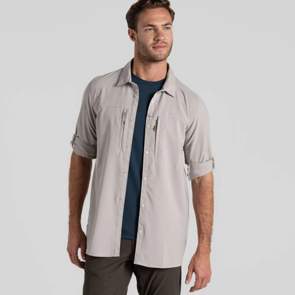 Heren Craghoppers Nosilife Pro Long Sleeved Shirt III