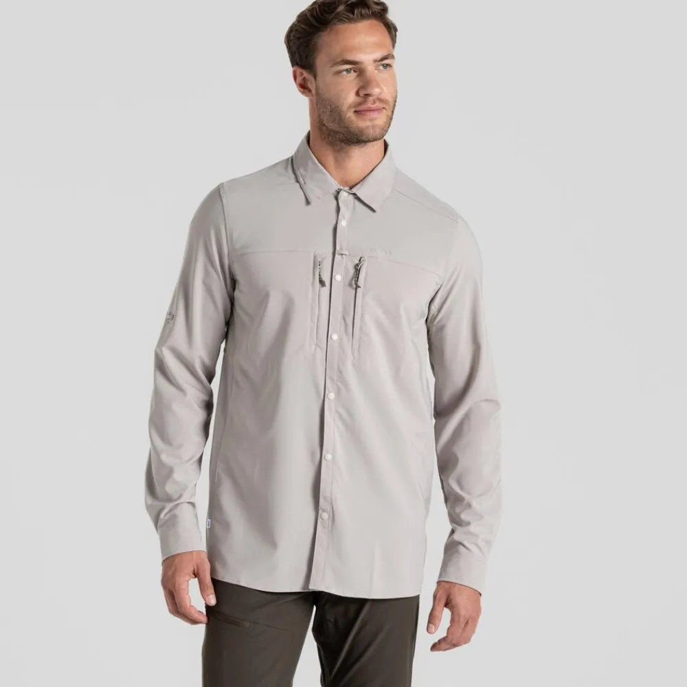 Heren Craghoppers Nosilife Pro Long Sleeved Shirt III