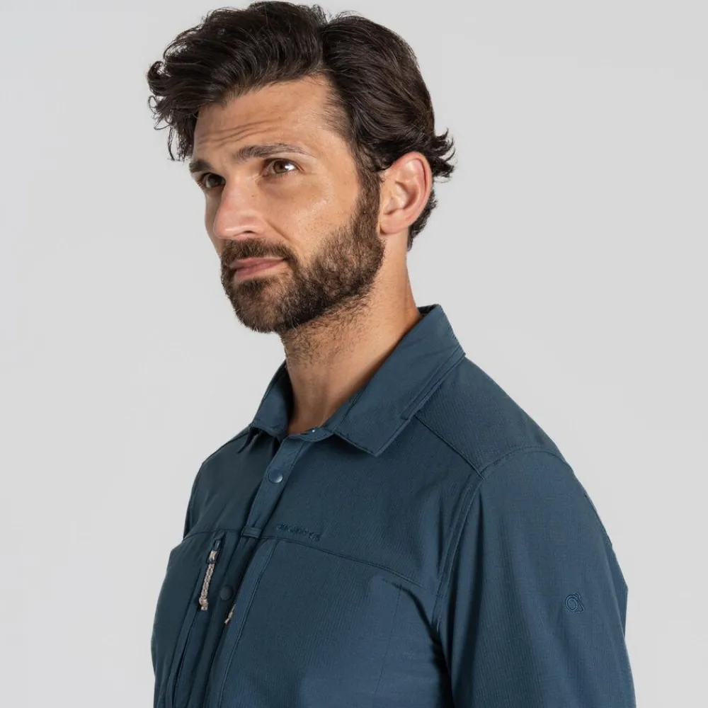 Heren Craghoppers Nosilife Pro Long Sleeved Shirt III