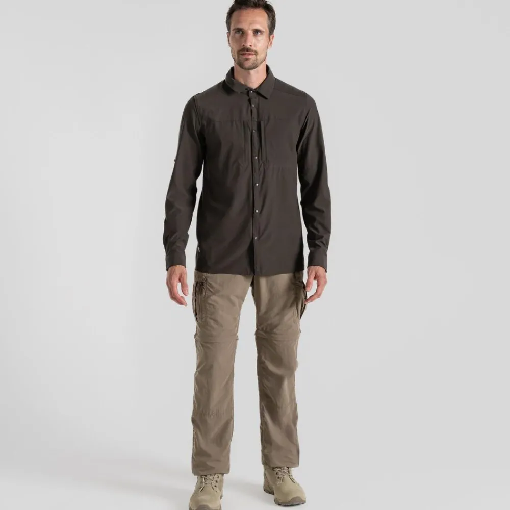 Heren Craghoppers Nosilife Pro Long Sleeved Shirt III