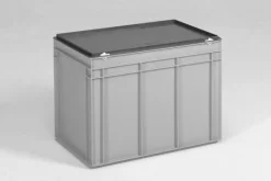 E-line Opbergbak 600x400x44 mm 90 liter grijs
