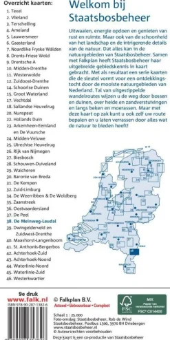 Falk Wandelfietskaart 38 De Meinweg-Leudal