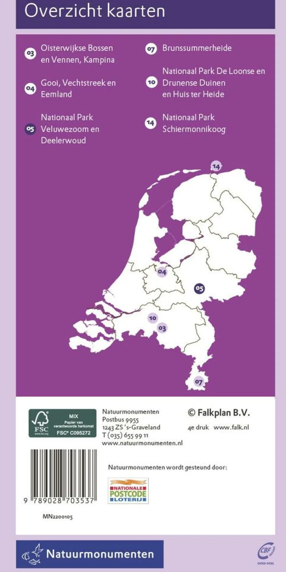 Falk Wandelkaart 05 Nationaal Park Veluwezoom & Deelerwoud