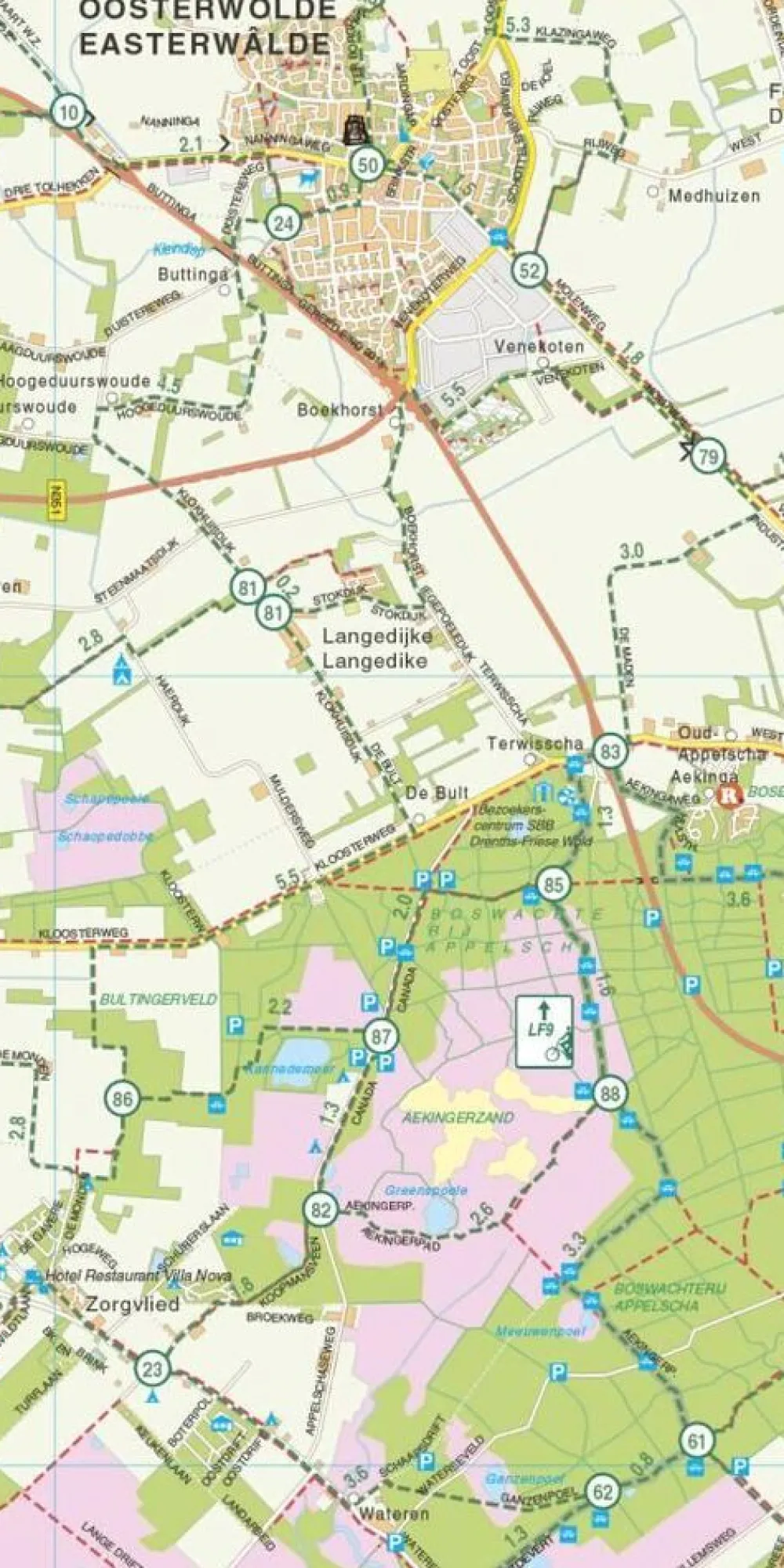 Falkplan Fietskaart 04 Drenthe West
